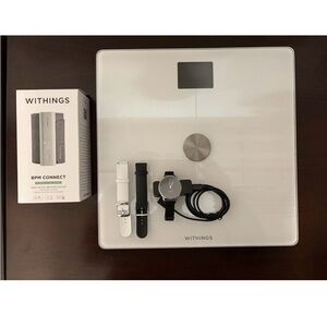 Withings White Smart Scale and Wearables Set